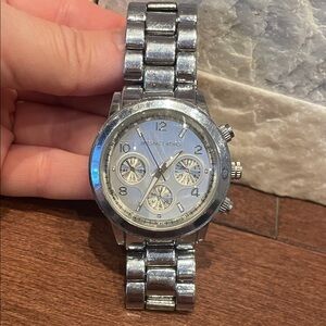 Michael Kors Metallic stainless steel Silver Watch